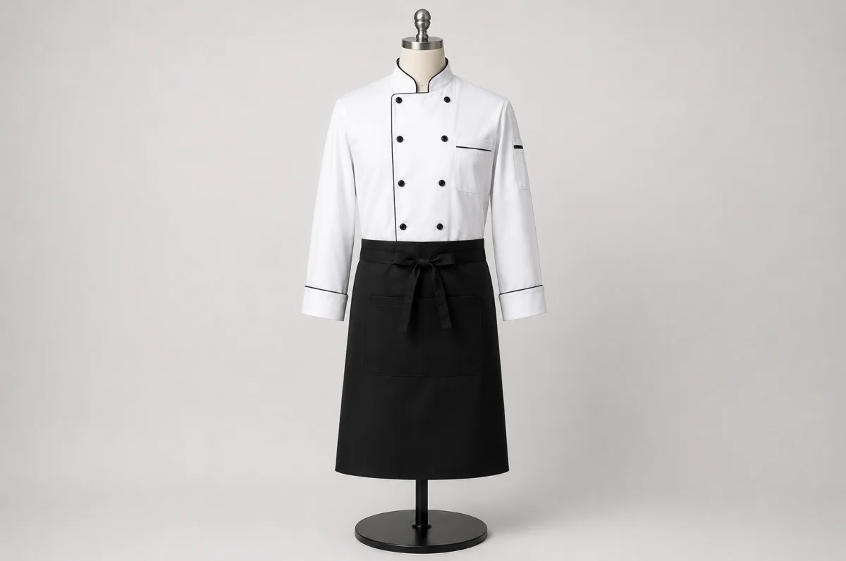 Hospitality uniforms manufactured by Akam Textile